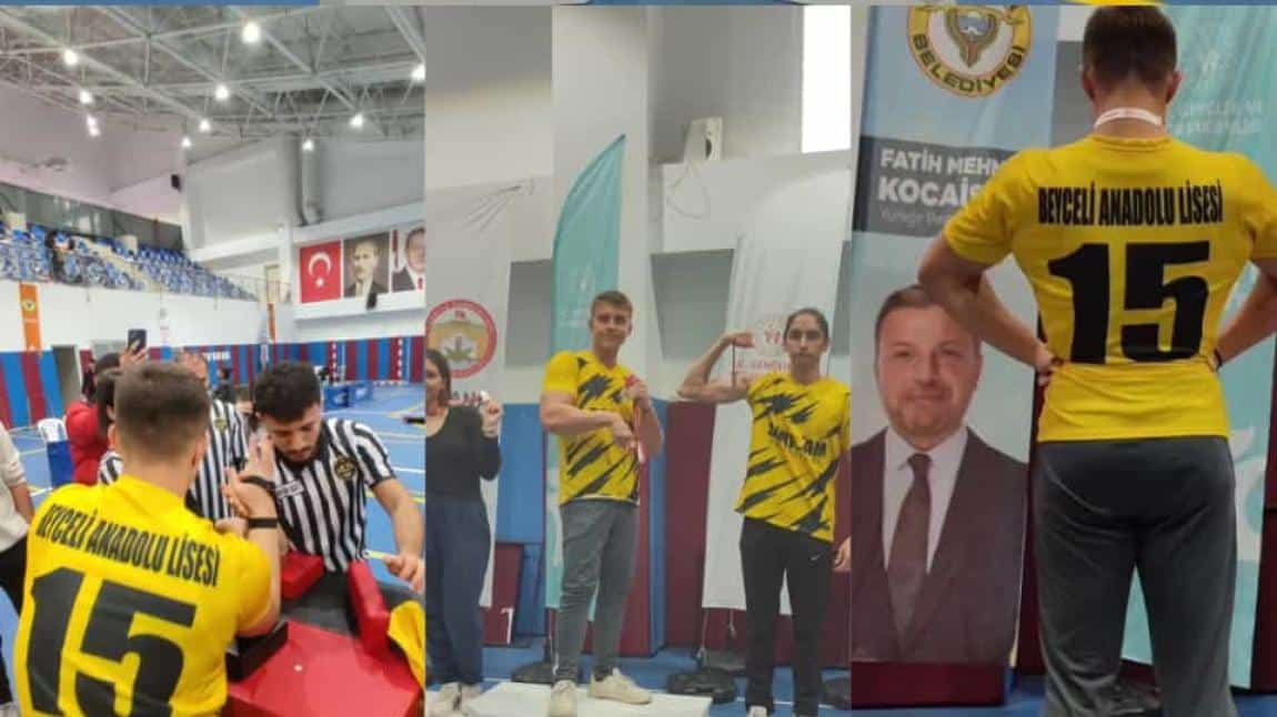 Adana Okul Sporları Bilek Güreşi Müsabakalarında  okulumuz öğrencilerinin başarıları 